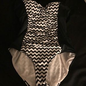 Torrid One-Piece with built in underwire bra